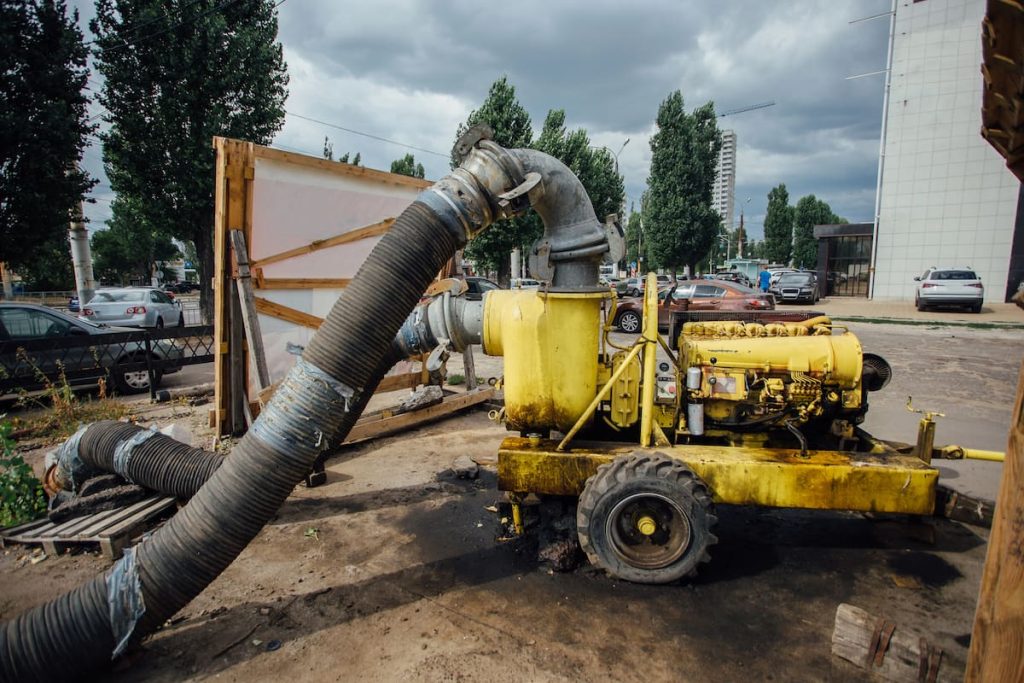 Heavy-duty septic pumping equipment operating in outdoor conditions affecting septic systems in Healesville.